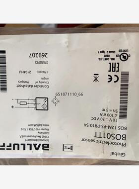 BOS01TT光电传感器BOS 12M-PS-PR10-S4