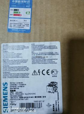 接触器3RT1264-6AP36 220-240V，正