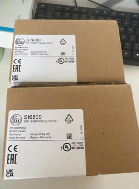 全新IFM易福门SI6800流量传感器，型号SIR11ABB