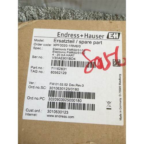全新原装正品Endress+Hau