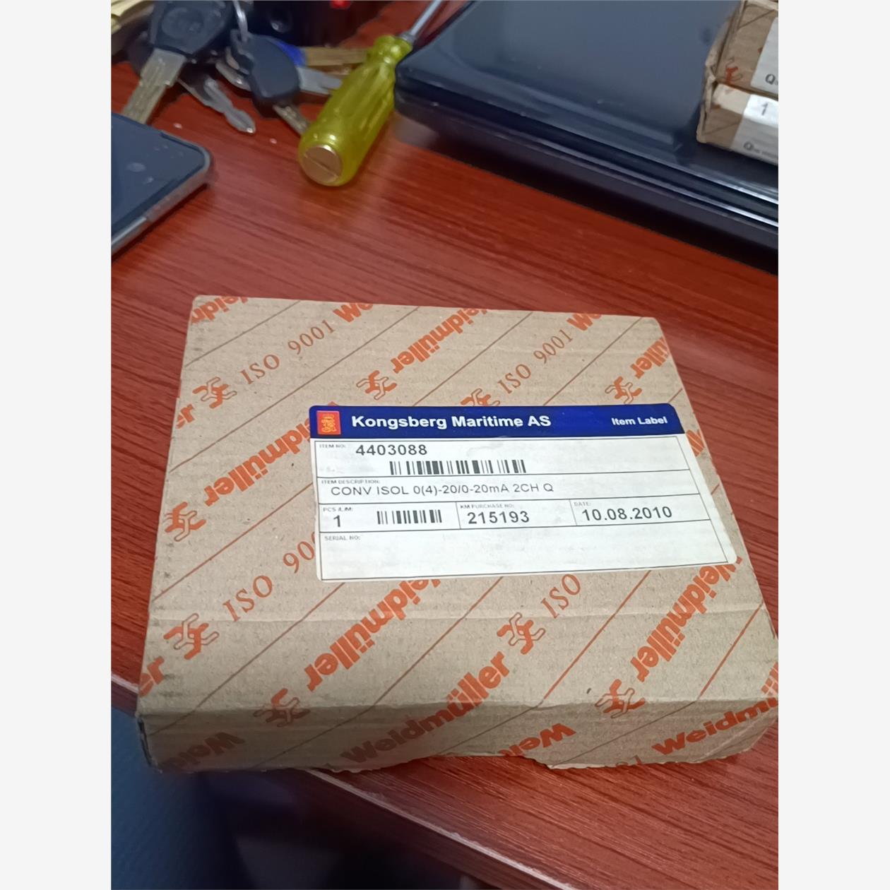 KONGSBERG信号隔离栅 Weldmuller 8463