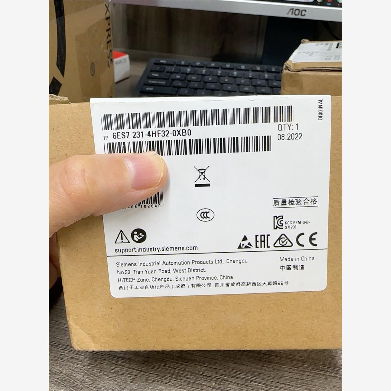 6ES7231-4HF0XB0，全新