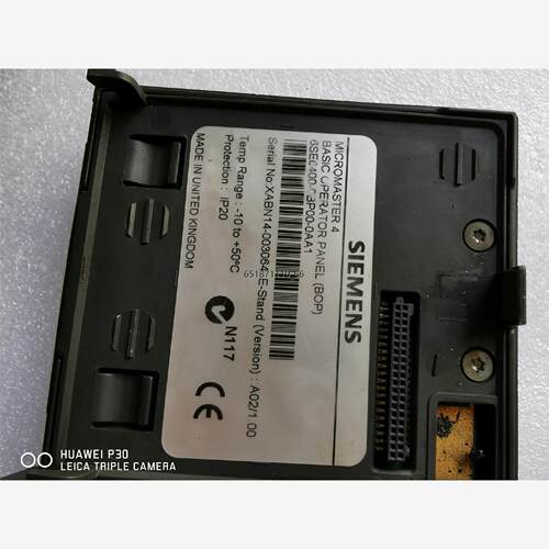 变频器面板6SE6400-0BPAA
