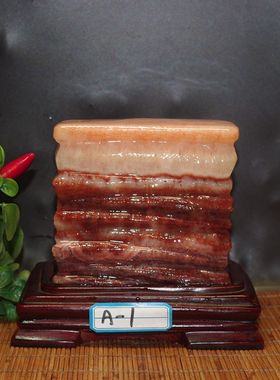 猪肉石色泽纹理品相都是天然形成