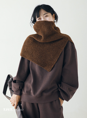 印计谷羽 美式复古卫衣女2024秋季新款休闲百搭宽松圆领上衣F984