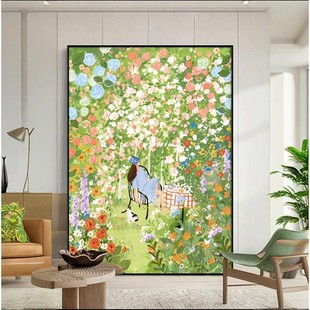 马蒂斯温馨人物客厅装 浪漫小清新治愈系卧室玄关艺术挂画 饰画法式