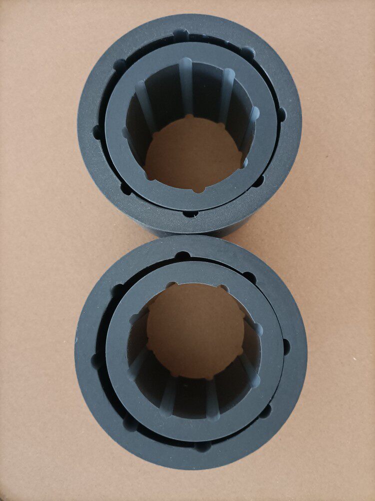 四氟轴套黑色耐高温聚四氟乙烯耐磨管上导轴承加工定制厂家直销