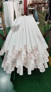 白色PTFE管耐酸碱耐腐蚀耐高温PTFE棒空心管规格多黑色碳纤维石墨
