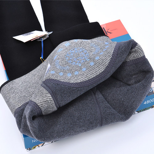 SK冬季羊绒加厚显瘦踩脚裤