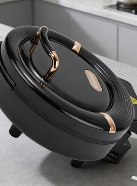 Malata/万利达电饼铛家用双面加热不粘锅煎烤机早餐机黑色电煎锅