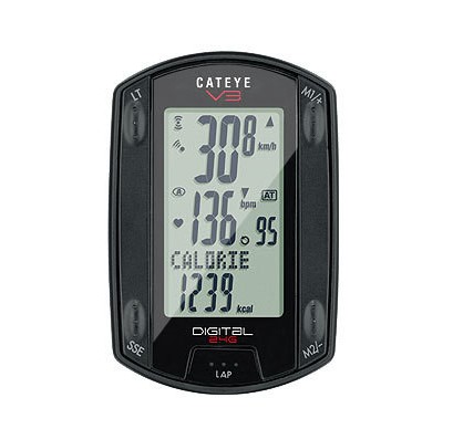 正品CATEYE猫眼TR300TW V3 2.4GHz 心率 踏频 26功能 无线码表