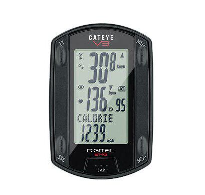 正品CATEYE猫眼TR300TW V3 2.4GHz 心率 踏频 26功能 无线码表