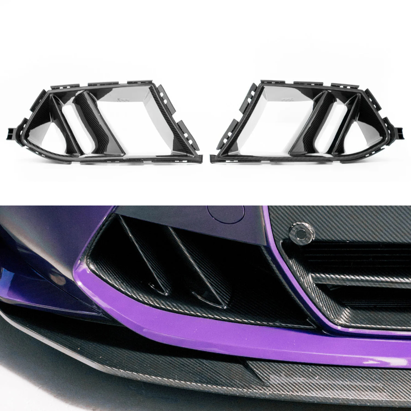 宝马M3M4R44款碳纤维前杠侧风口