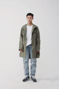 #DBEA[m65 parka]鱼尾大衣军事复古中国风街头原创贴布插画m1951