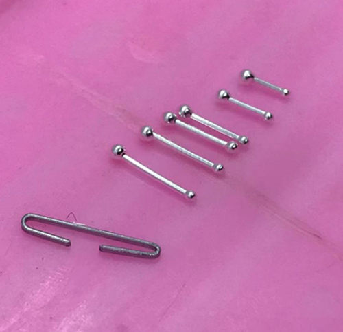 纯银圆头日韩风学生防过敏养耳棒