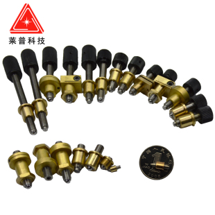 精密微調(diào)細牙螺桿螺紋副微動手輪帶鎖緊高精度不銹鋼螺距0.25絲桿
