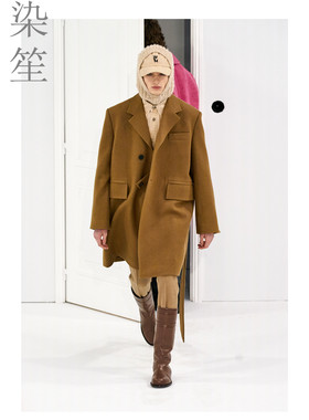 街拍设计羊毛西服短装款毛料西装