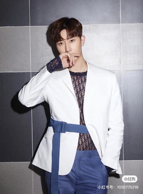 CD家腰带拆卸款白色西服新款定制D家秋冬夹克外套秀场款潮流男装