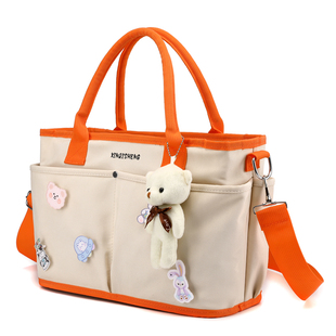 便携妈妈包手提包包休闲单肩包斜挎包妈咪包母婴包宝妈带娃外出包