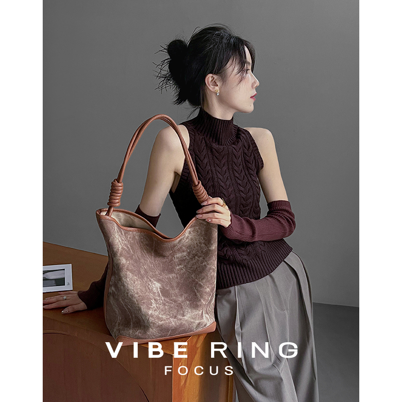 VibeRing美拉德高阶复古托特包