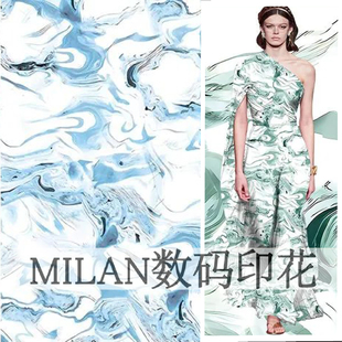 扎染艺术图案数码印花空气层羽绒服布仿真丝仿棉仿双绉仿丝绒等布