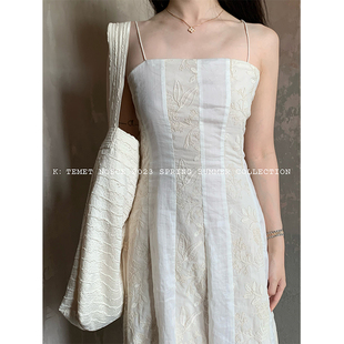 古布拼接吊带 nosce 罩衫 内搭 蕾丝麻真丝结合系列 衬衫 temet