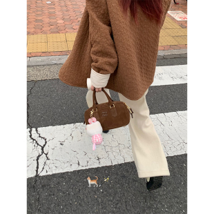 子 nosce秋冬原创高级感羊毛保暖绑带腰设计松弛感裤 temet