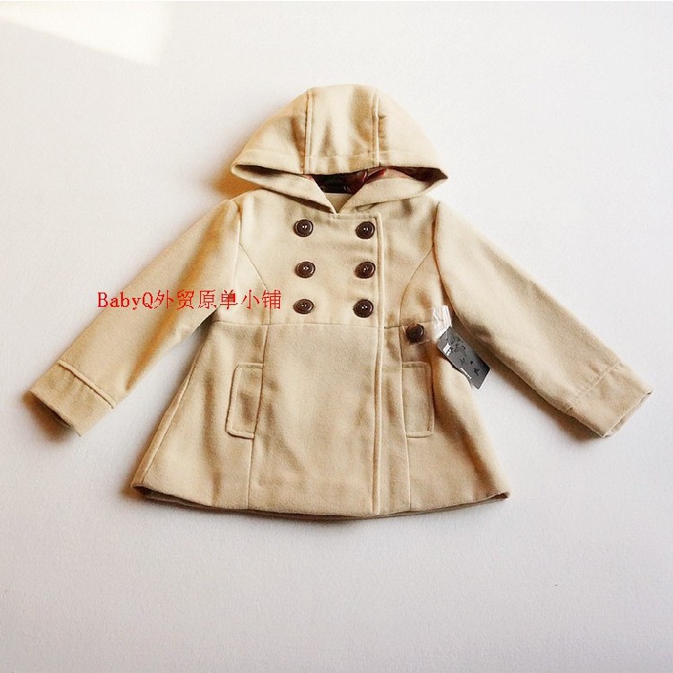 Manteau pour fille BABY en laine - Ref 2161813 Image 1