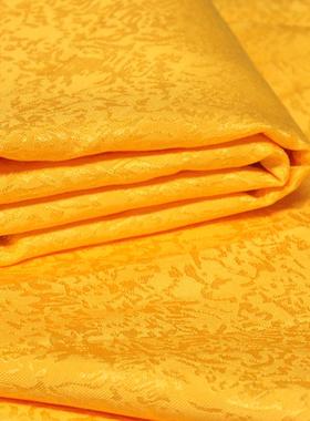 佛台布佛桌布供桌布黄色红色绸缎布佛堂装饰花纹布黄布佛堂背景布