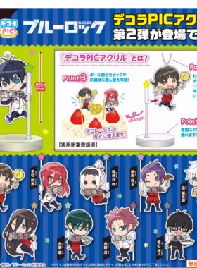 现货 日本STASTO 蓝色监狱Q版生日小立牌P2 蓝锁亚克力 挂件 扭蛋