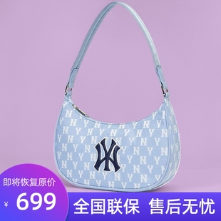 NY&NB复古老花腋下包女时尚单肩包新款百搭通勤压花手提时尚包