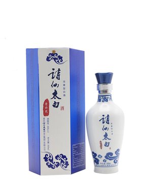 诗仙太白青云瓷浓香型500ml白酒