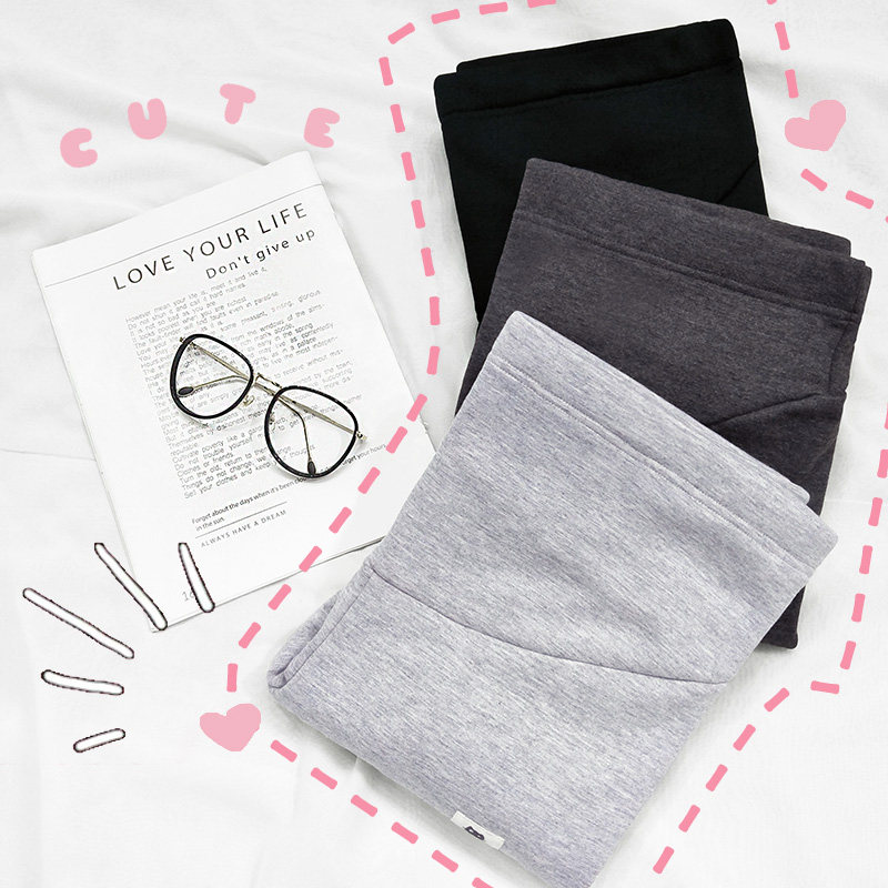 孕妇打底裤春款显瘦春季外穿保暖棉裤加绒大码弹力打底裤子春秋款