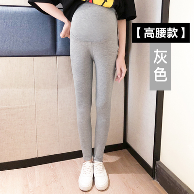 孕妇裤子夏季莫代尔薄款大码不勒肚托腹长裤子外穿孕妇打底裤夏款 — 3