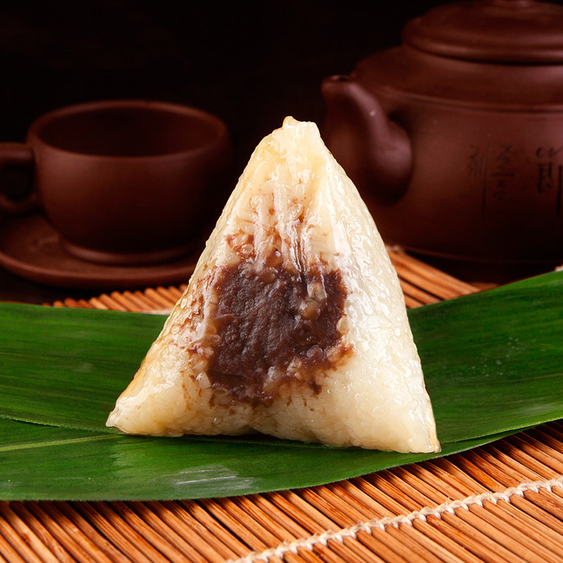 手工粽子鲜肉粽蛋黄肉粽赤豆蜜枣粽豆沙粽150g*8只粽子端午粽子