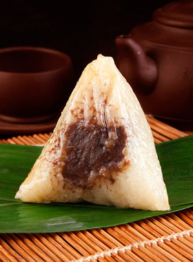 端午粽子嘉兴风味粽子鲜肉粽蛋黄肉粽赤豆蜜枣粽豆沙粽140g*4粽子