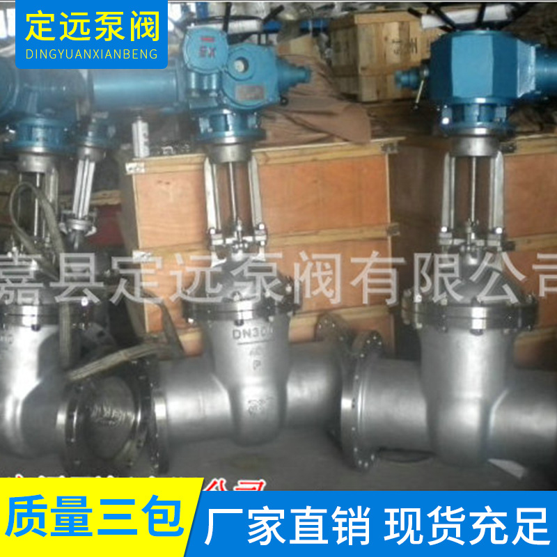 闸阀 不锈钢 法兰 电动 国标 大口径 闸阀 Z941W-16P-DN300