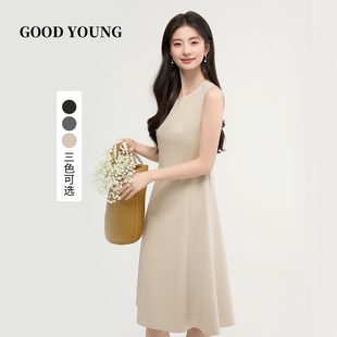 通勤连衣裙教资职场职业装 YOUNG春夏连衣裙女面试正装 GOOD