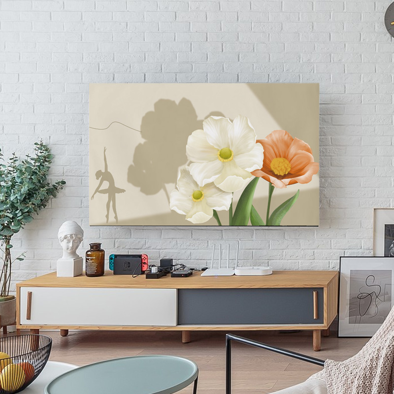 电视防尘盖布卡通保护罩