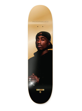 Primitive 2PAC II 联名板面 8.0 RODRIGUEZ SHINE 金箔款 浮雕