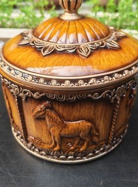 新款民族饭盒蒙古族特色饭盒蒙古包造型不锈钢饭盒树脂工艺