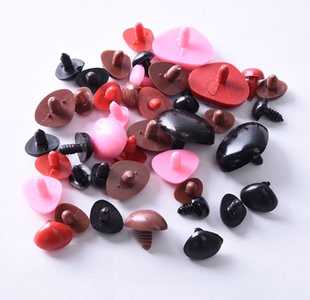 跨境毛绒动物玩具眼睛扣配件玩具眼睛 泰迪熊鼻子100个一包含垫片