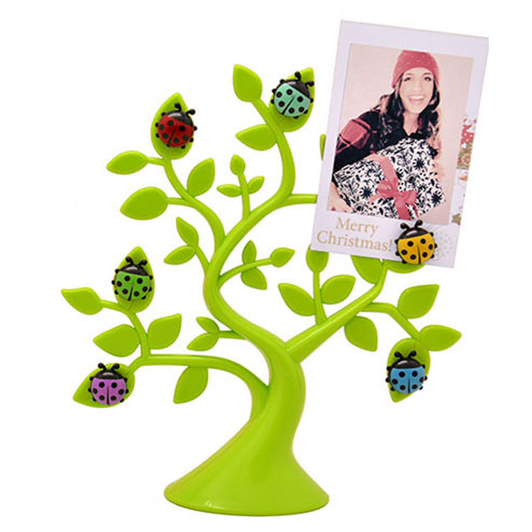 创意简约少女可爱爱小夹子照片夹办公室桌面留言便签夹装饰摆件