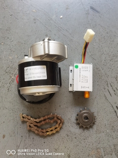 12V250W减速电机套件膨化机板栗机农用机械食品机械改装 电机