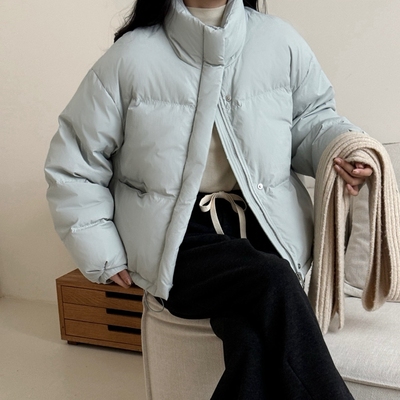 2024冬季新款短款宽松加厚羽绒服