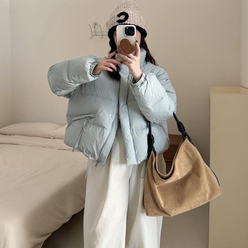 冬季显高短款羽绒服此外韩版