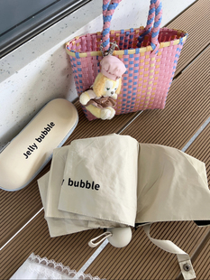 巴掌大小 自制可塞包里晴雨伞夏天高防晒小巧便携太阳伞遮阳伞