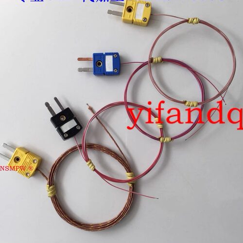 国产欧美SMT用四氟线热电偶TT-K-30-SLE36+黄插头成品快速测温器