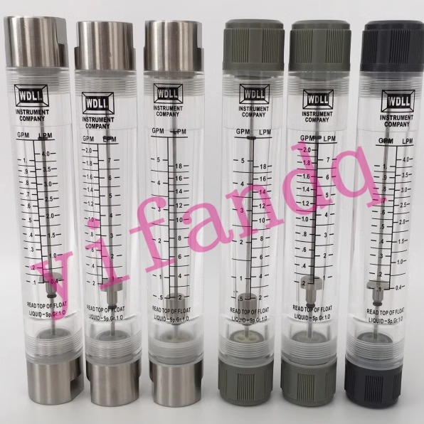 4分内螺纹不锈钢接头管道式水流量计LZM-15G 1 2 5GPM 1-7LPM