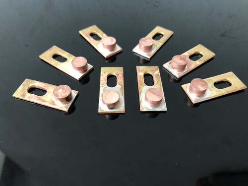 机械白金机紫铜触点 逆变器白金触点 直径8MM厚度5MM 一对价